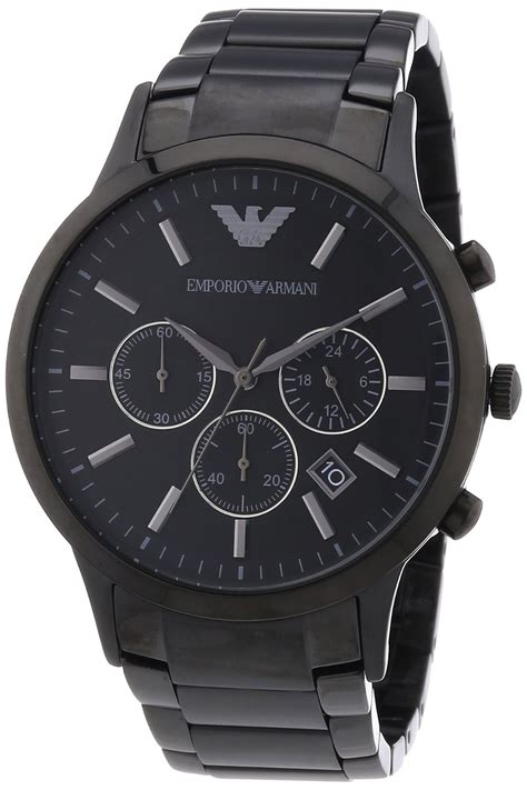 Emporio Armani Chronograph Black Mens Watch AR2453